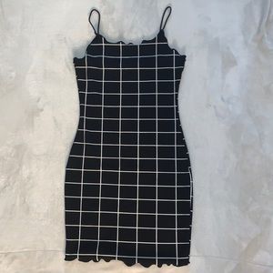 Mini dress, b&w size: xs